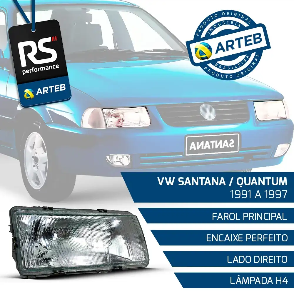 Farol Santana Quantum Spruce 91/97 - Direito Ou Esquerdo