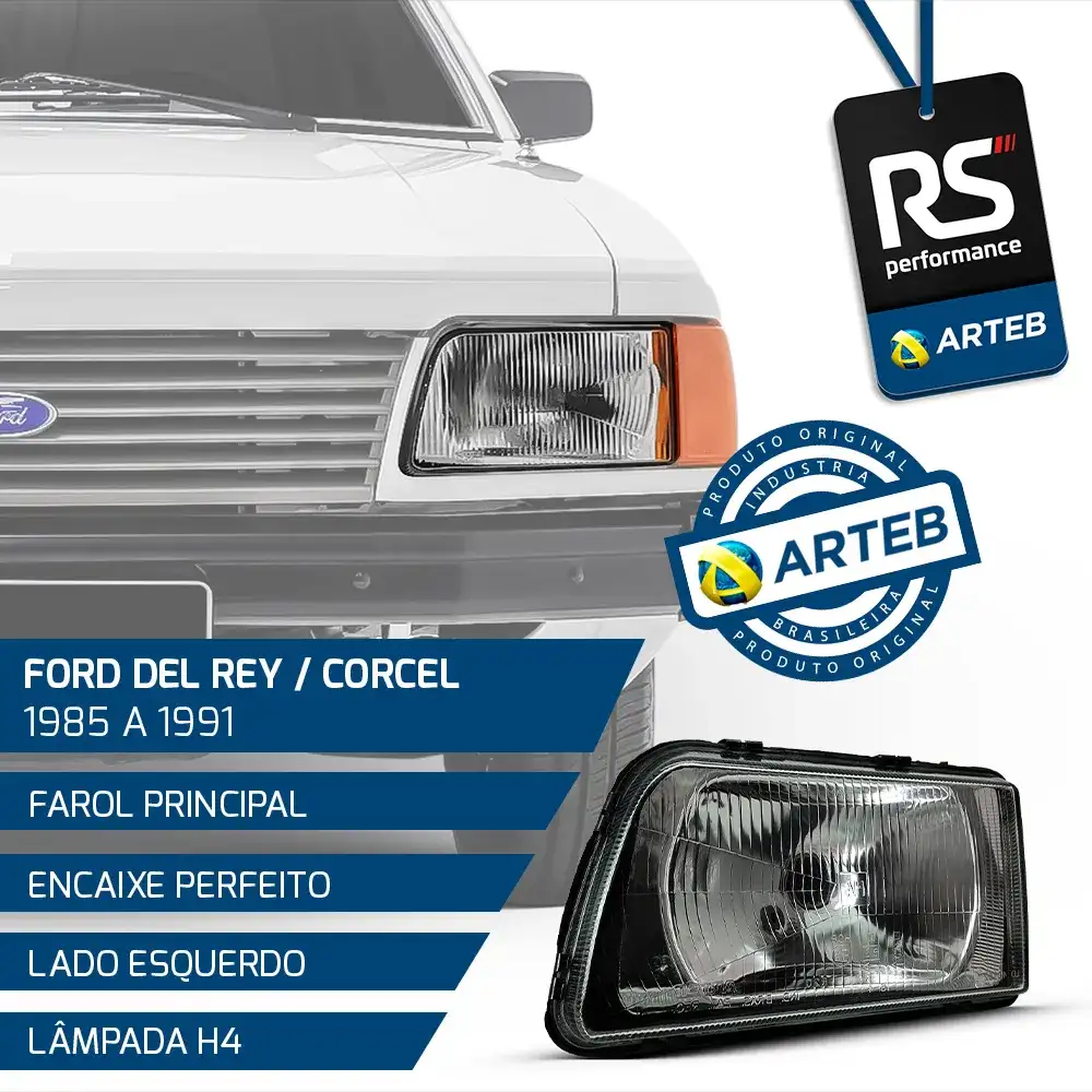 Farol Corcell Belina Delrey Pampa 85-91 Esquerdo Ou Direito