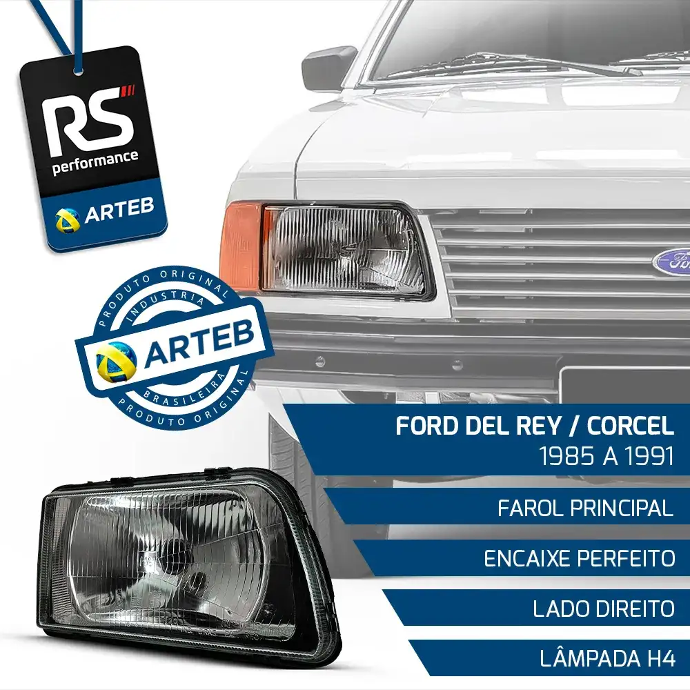 Farol Corcell Belina Delrey Pampa 85-91 Esquerdo Ou Direito