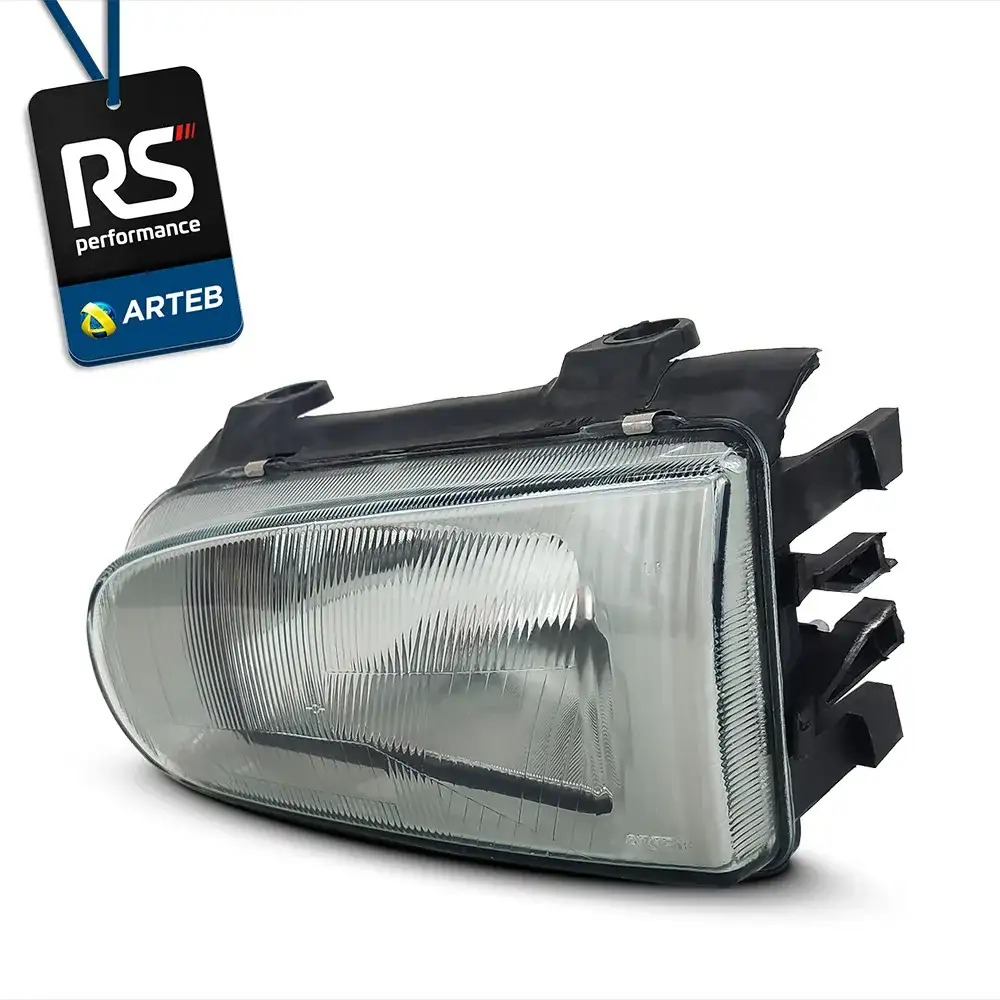 Farol H4 Máscara Cinza Gol G2 1995-2003 Esquerdo Ou Direito
