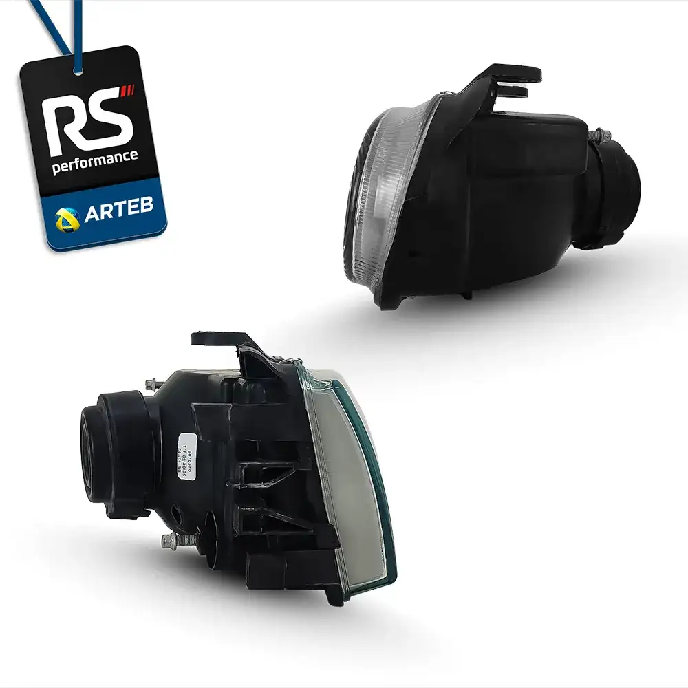 Farol H4 Máscara Cinza Gol G2 1995-2003 Esquerdo Ou Direito