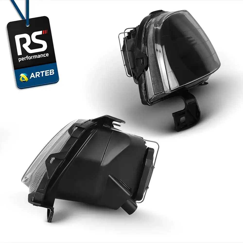 Farol Masc. Negra Gol Parati Saveiro G3 1999-05 Dir Ou Esq