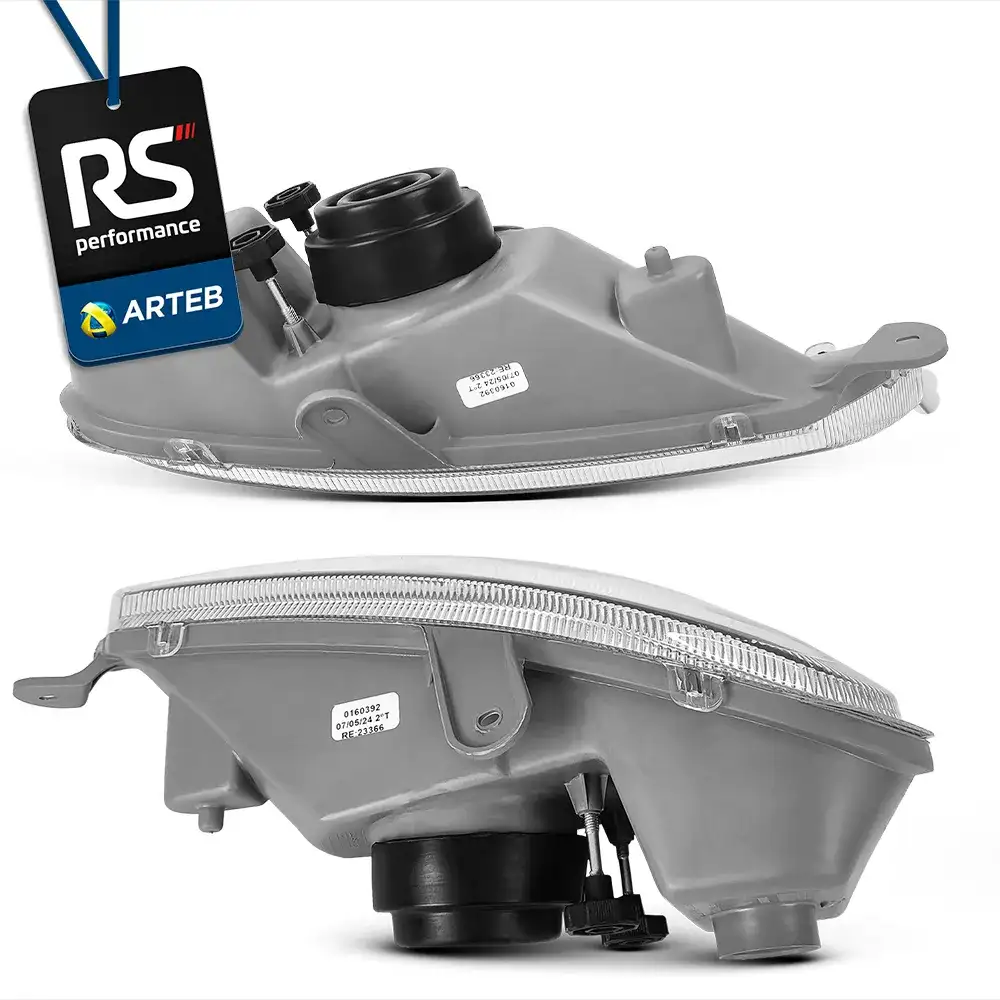 Farol H4 Masc. Cromada Celta 2001-2005 Esquerdo Ou Direito