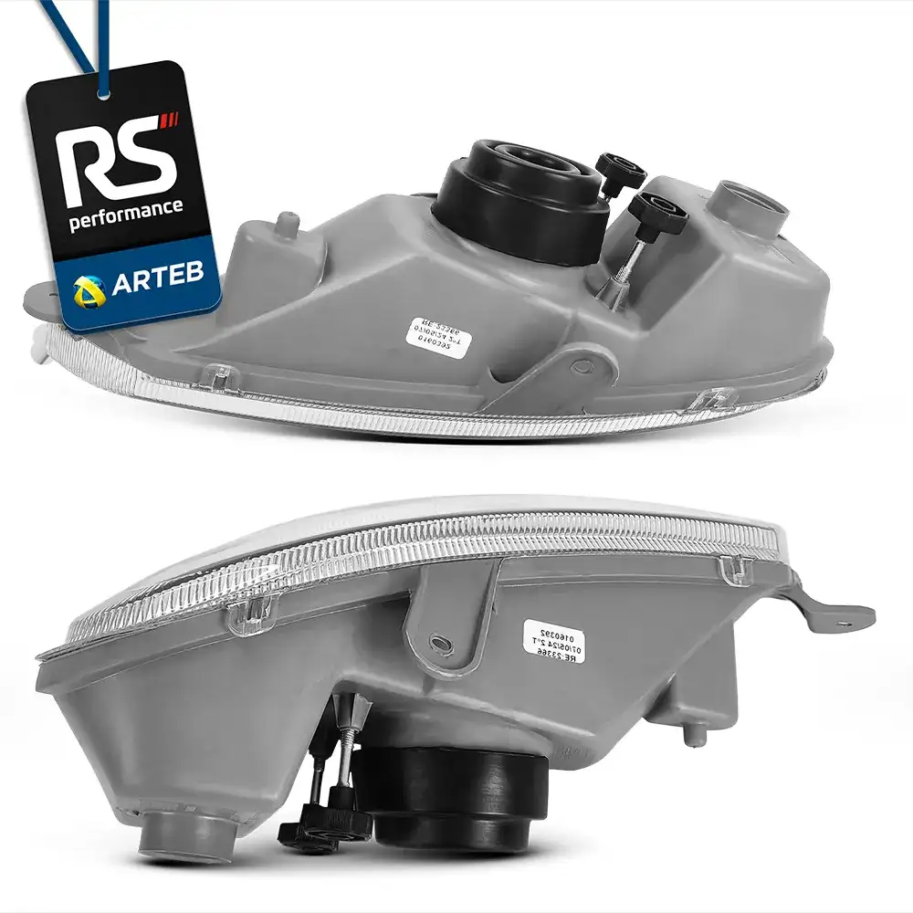Farol H4 Masc. Cromada Celta 2001-2005 Esquerdo Ou Direito