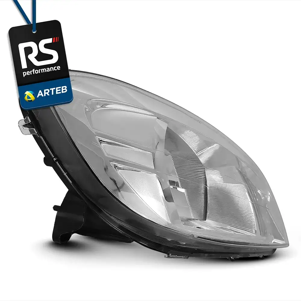 Farol Cromado H4 Celta Prisma 2006-2015 Esquerdo Ou Direito