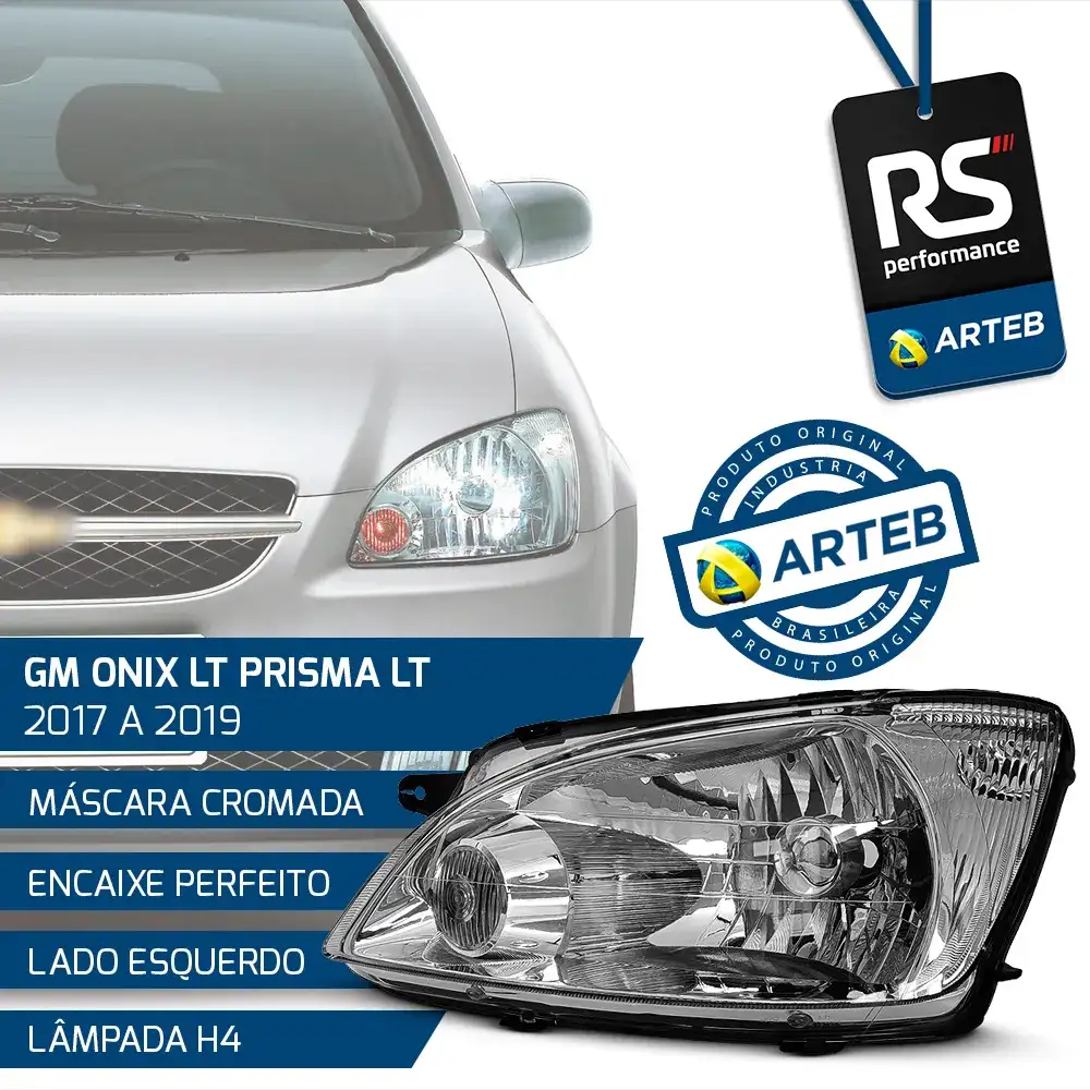 Farol H4 Corsa Classic Sedan 2011-2015 Esquerdo Ou Direito