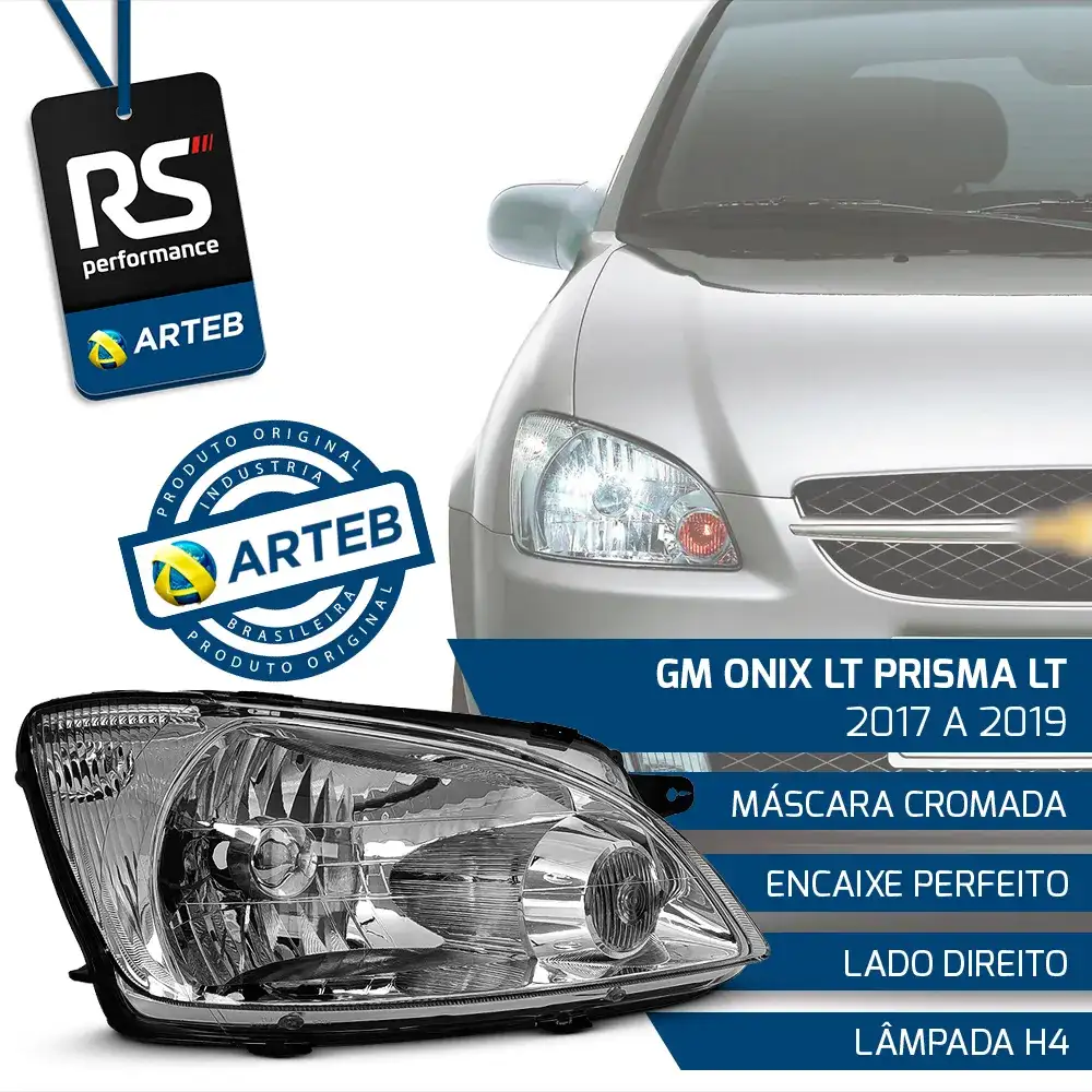 Farol H4 Corsa Classic Sedan 2011-2015 Esquerdo Ou Direito