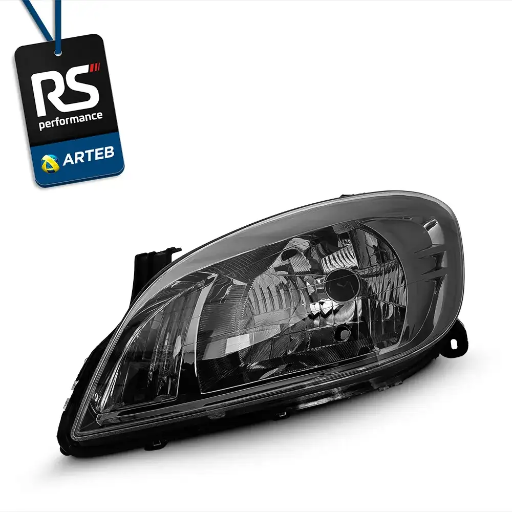 Farol Moldura Escura Celta Prisma 07-12 Esquerdo Ou Direito