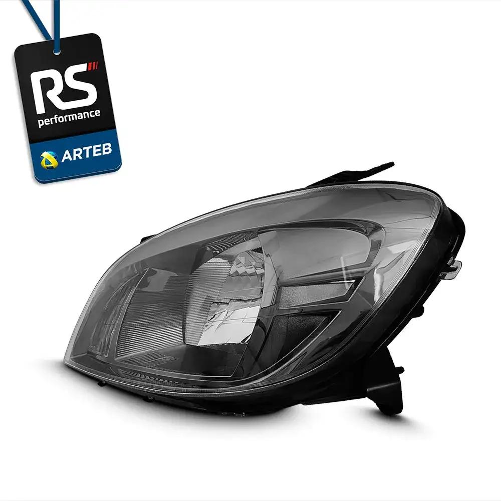 Farol Moldura Escura Celta Prisma 07-12 Esquerdo Ou Direito