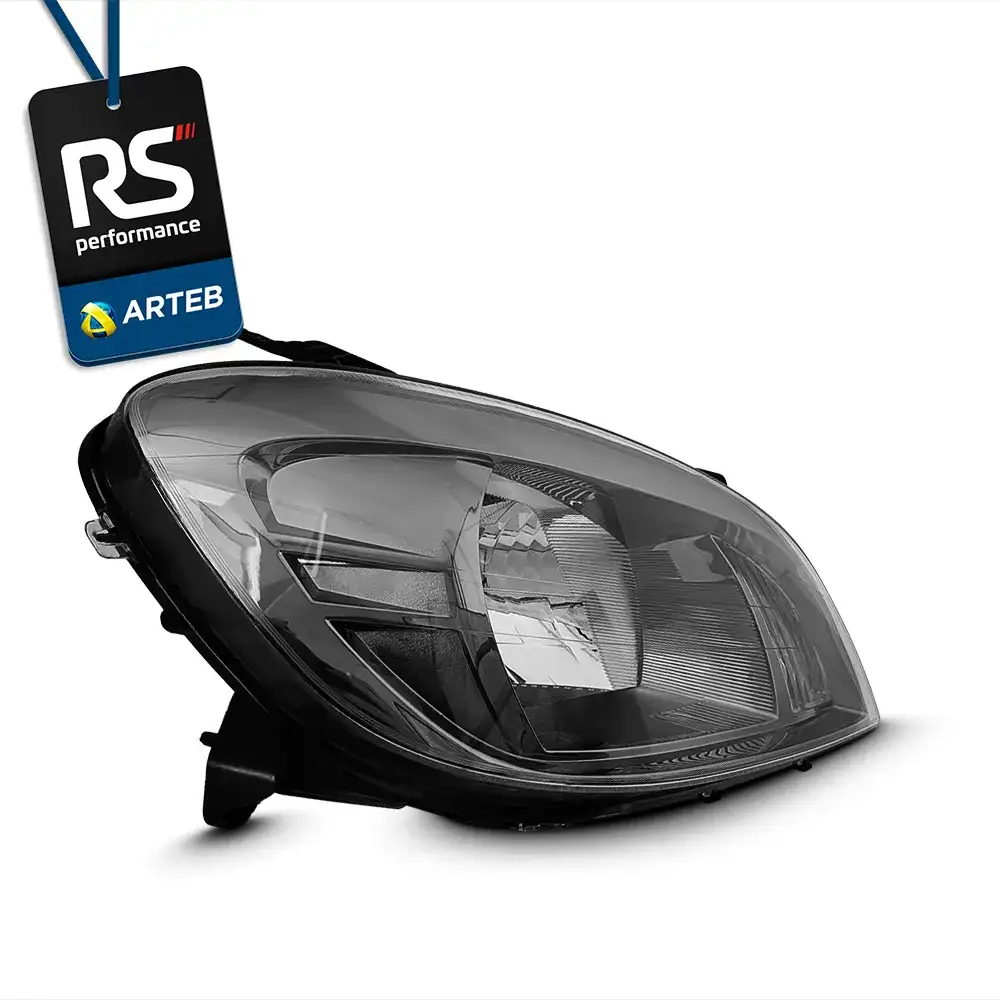 Farol Moldura Escura Celta Prisma 07-12 Esquerdo Ou Direito