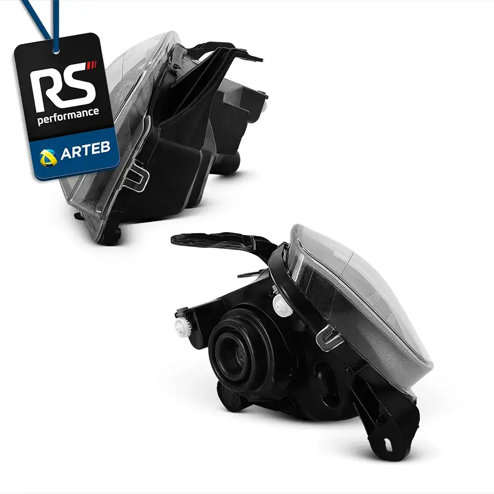 Farol Moldura Escura Celta Prisma 07-12 Esquerdo Ou Direito