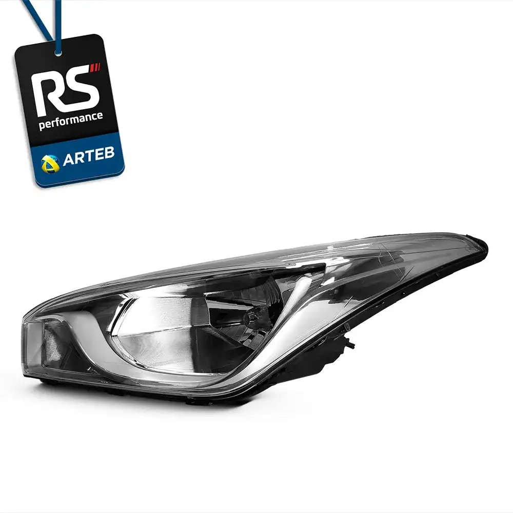 Farol Hb20 Hatch / Sedan Com Moldura Metalizada 2012 - 2017