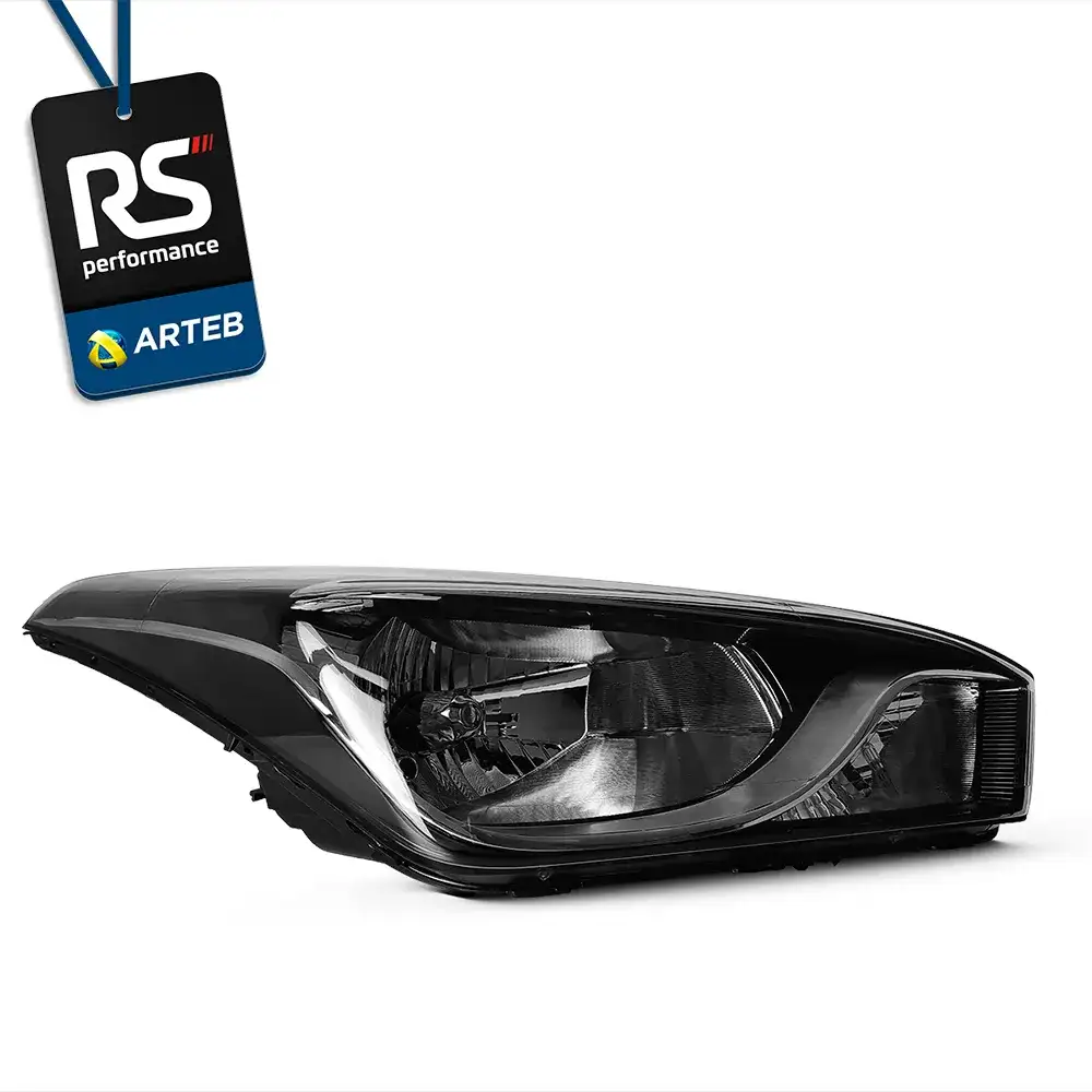 Farol Máscara Negra Hb20x Hatch / Sedan 2013 Até 2018