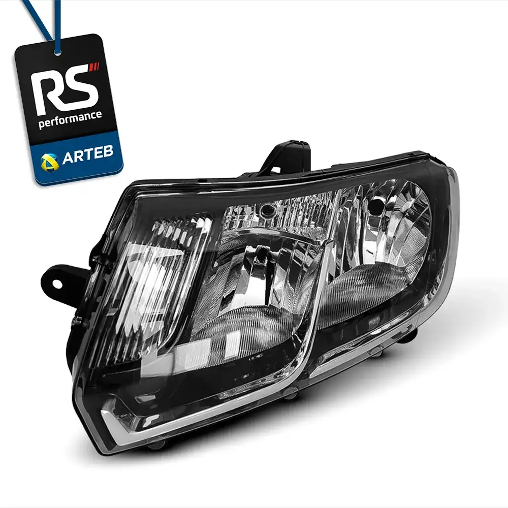 Farol Más. Negra Logan / Sandero 2014-19 Esquerda Ou Direita