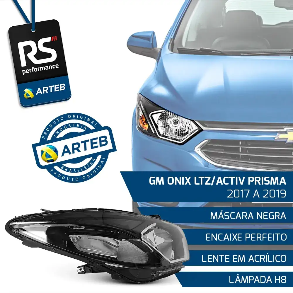 Farol Onix Activ / Prisma Ltz 2017-2019 Esquerdo Ou Direito