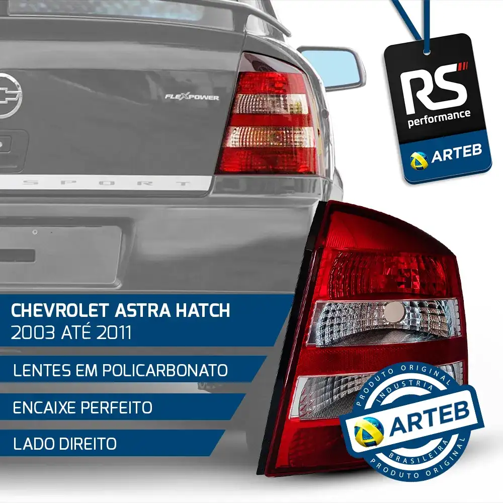 Lanterna Traseira Astra Hatch 2003-2011 Esquerdo Ou Direito