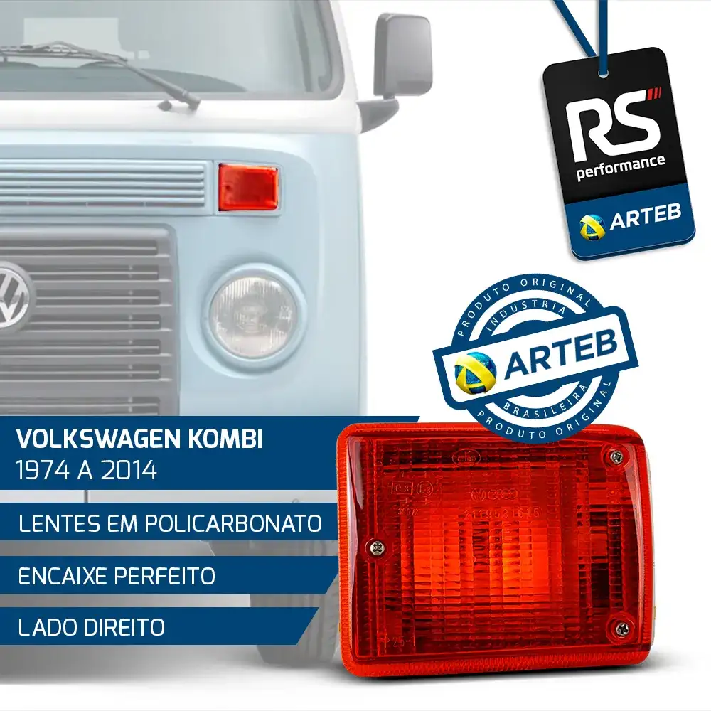 Lanterna Dianteira Kombi 1974-2014 Lado Esquerdo Ou Direito