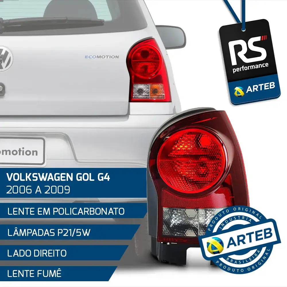Lanterna Traseira Gol G4 2006/2009 Esquerdo Ou Direito