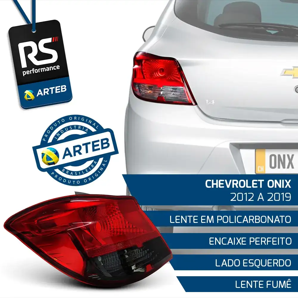 Lanterna Traseira Fumê Onix Ltz 2012-19 Esquerdo Ou Direito