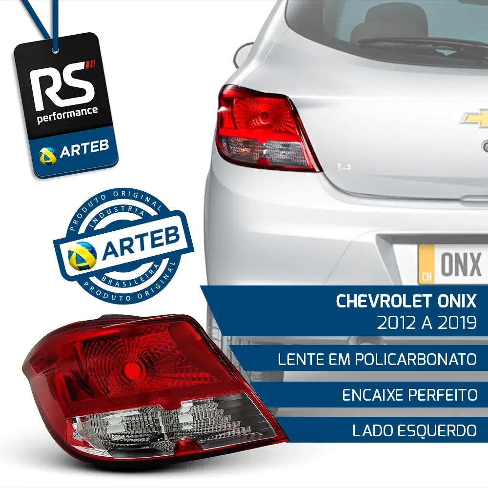 Lanterna Traseira Cristal Onix 2012-2019 Esquerdo Ou Direito