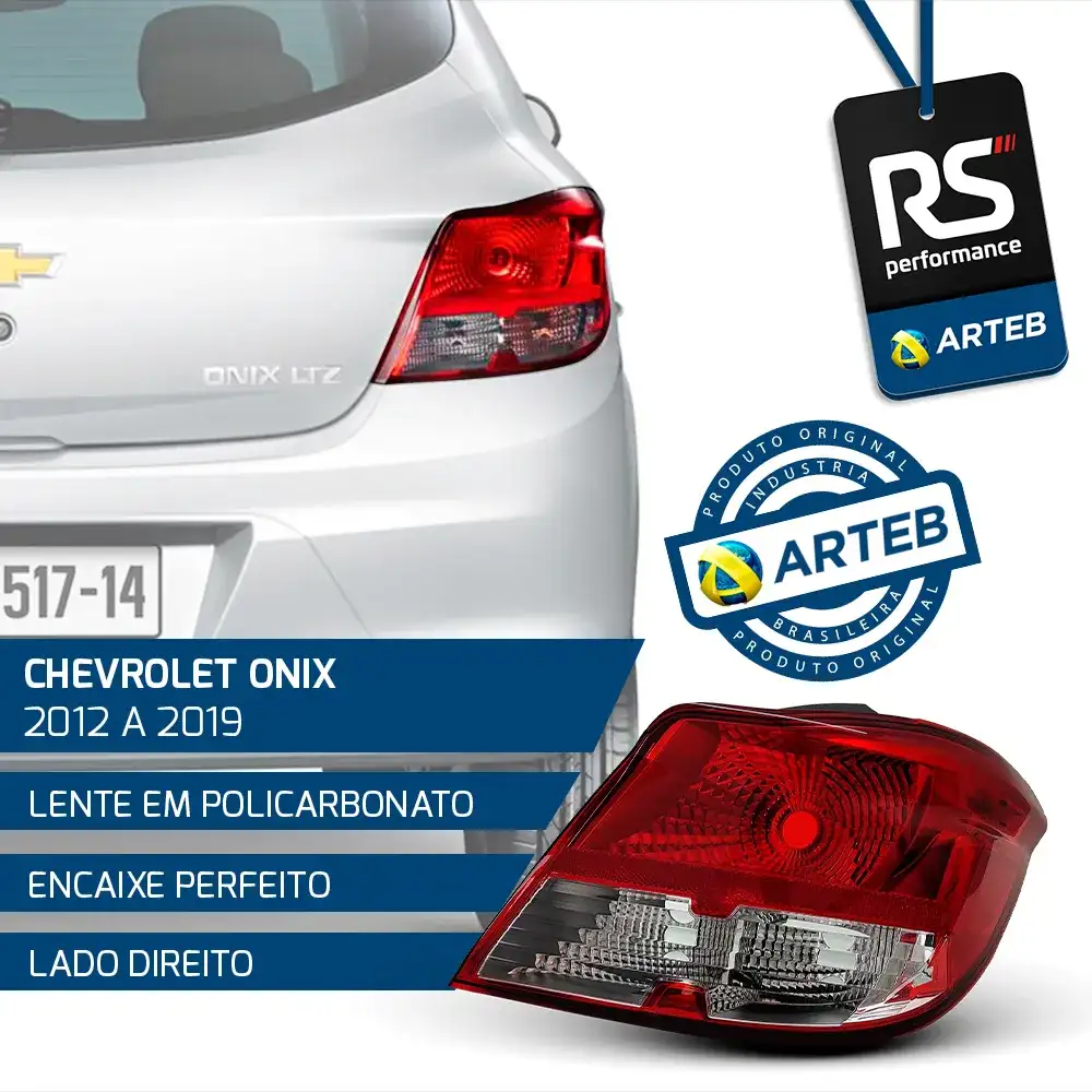 Lanterna Traseira Cristal Onix 2012-2019 Esquerdo Ou Direito