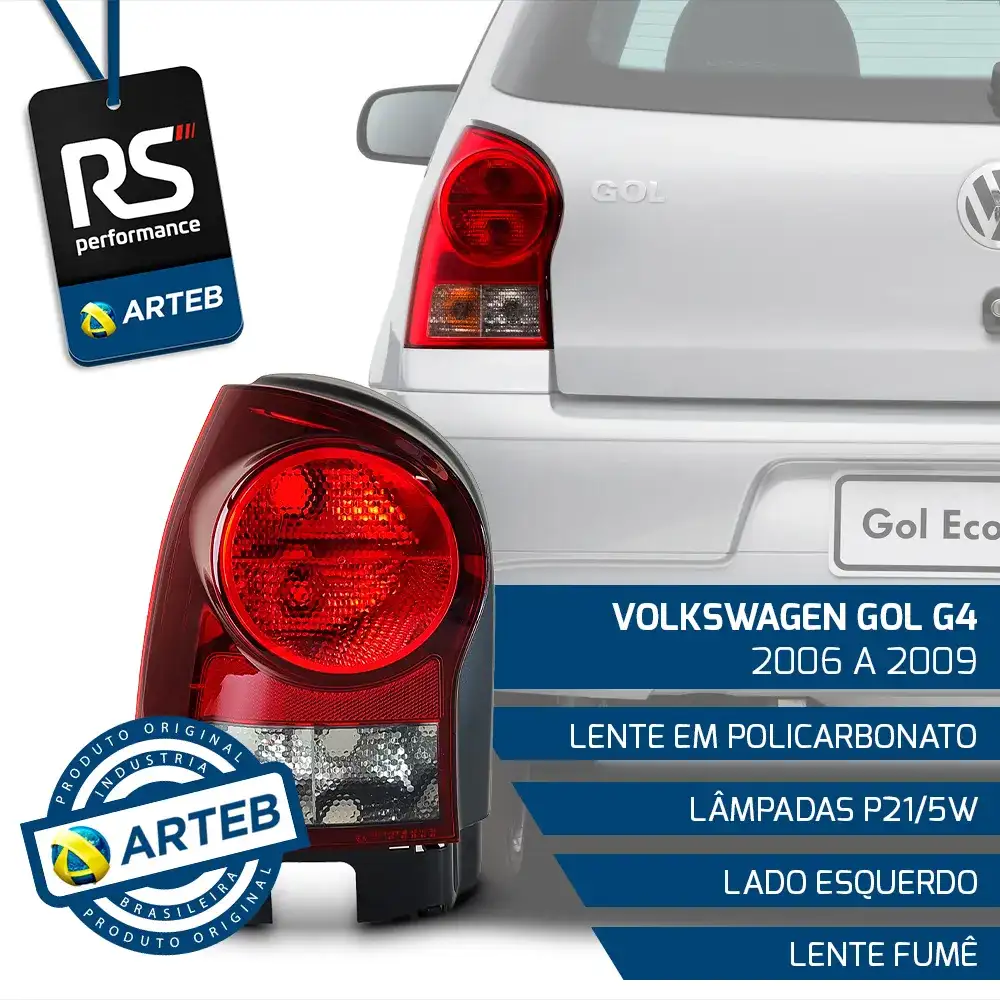 Lanterna Traseira Gol G4 2006/2009 Esquerdo Ou Direito