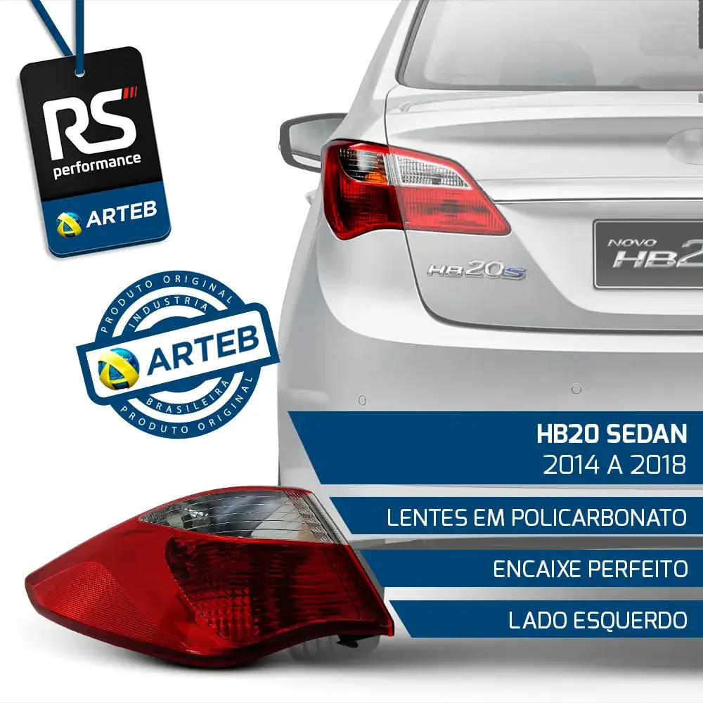 Lanterna Lateral Hb20 Sedan 2014 - 2018 Esquerdo Ou Direito