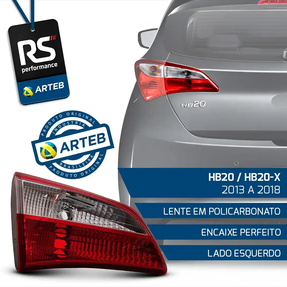 Lanterna Central Hb20/ Hb20x Hatch 13-18 Esquerdo Ou Direito