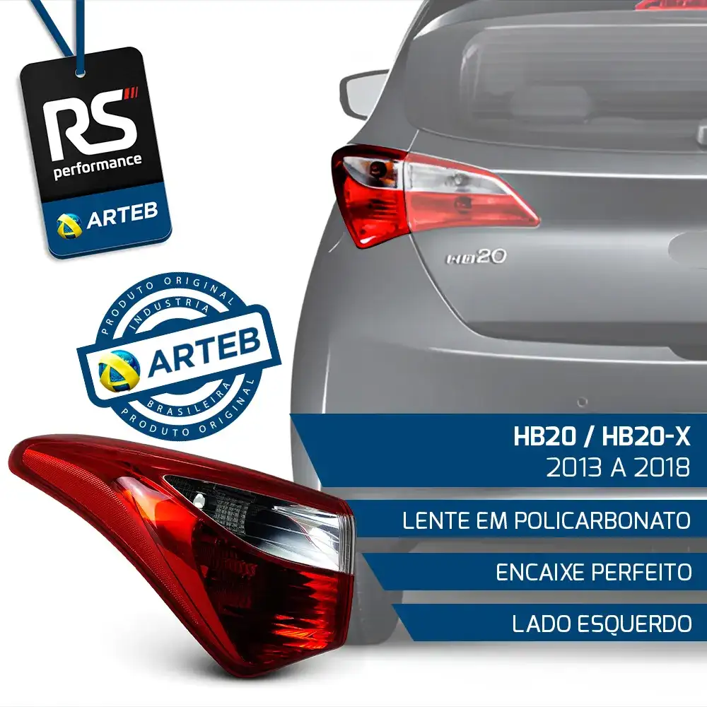 Lanterna Lateral Hb20 / Hb20x Hatch 2013 - 2018 / Esq Ou Dir