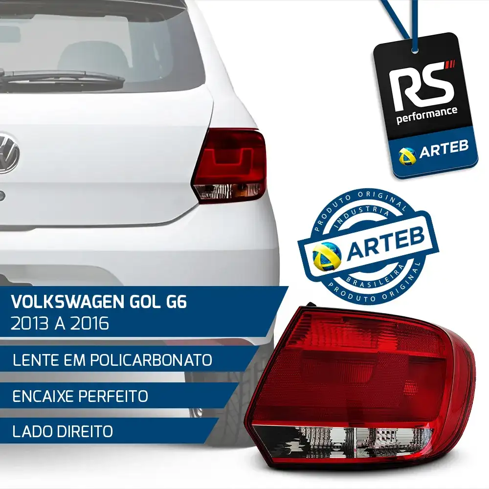 Lanterna Traseira Gol G6 2013-2016 Esquerdo Ou Direito