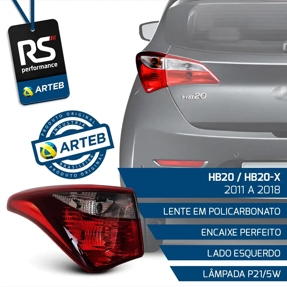 Lanterna Lateral Fumê Hb20/hb20x 2011-18 Esquerdo Ou Direito