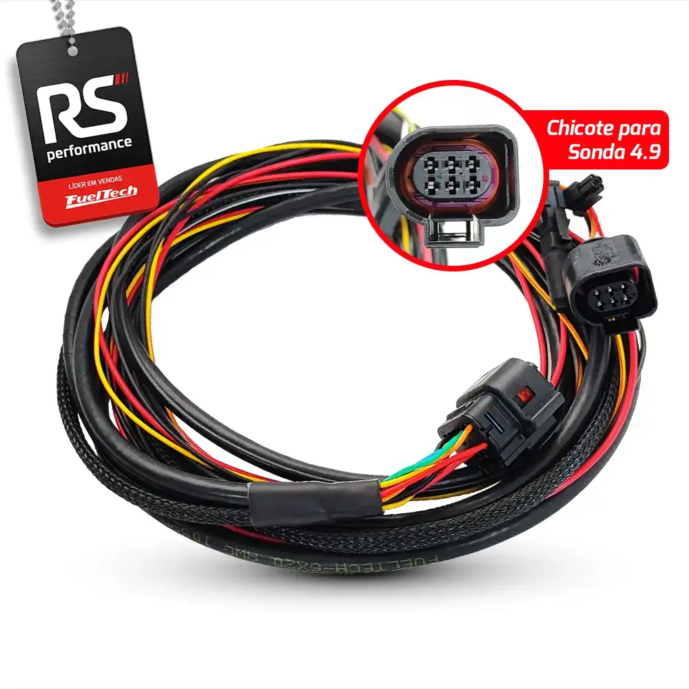 Wideband Nano + Sonda Bosch 4.9 - Chicote Motor Dianteiro