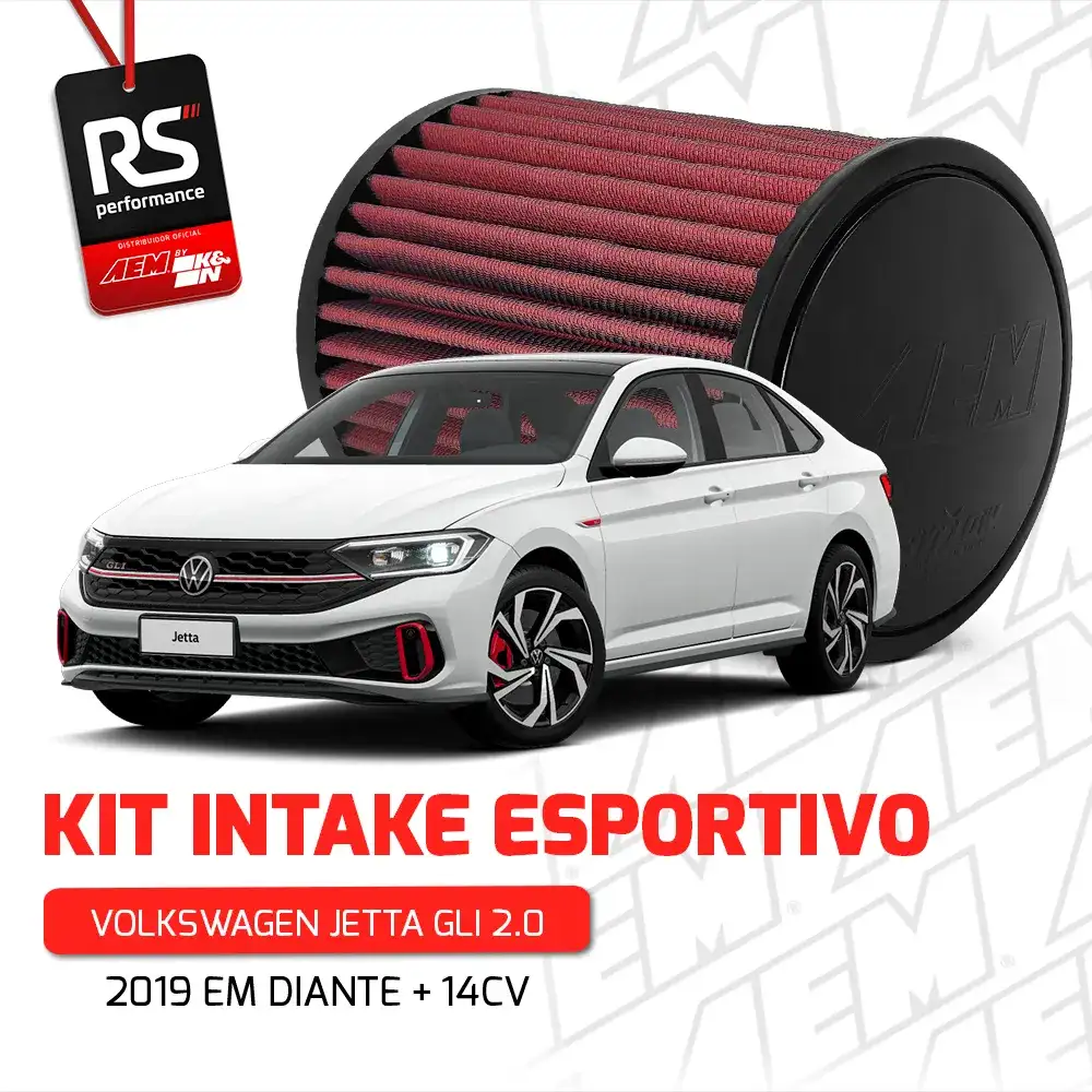 Filtro Esportivo Intake Vw Audi 2.0 +14cv 2019 Em Diante