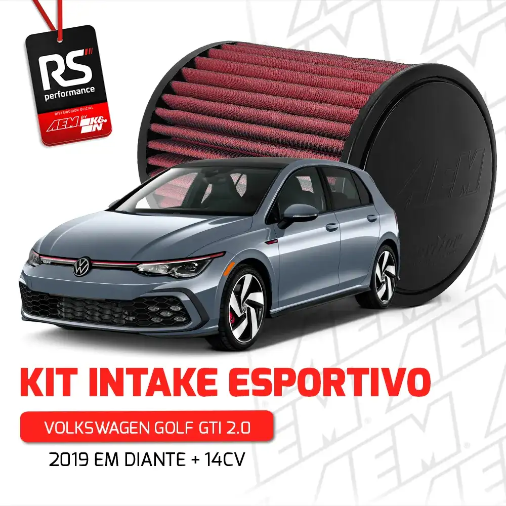 Filtro Esportivo Intake Vw Audi 2.0 +14cv 2019 Em Diante