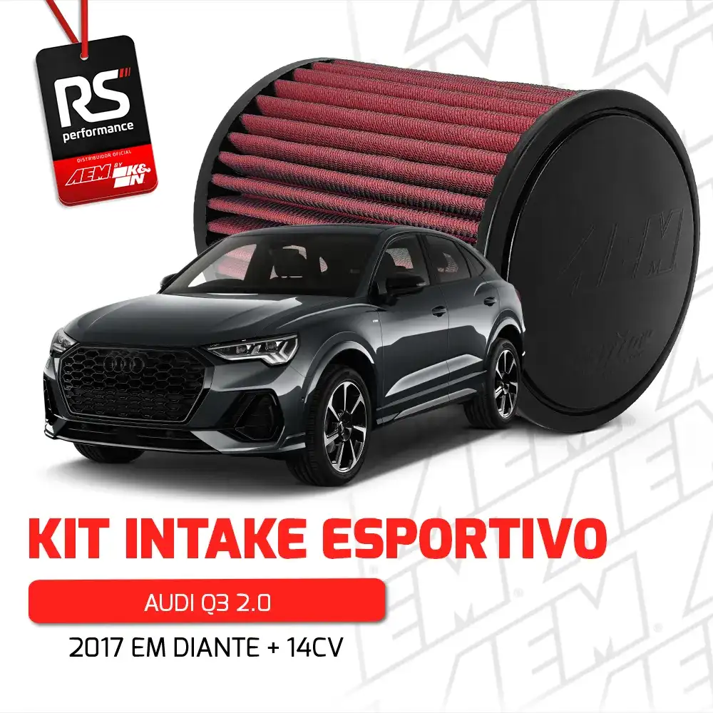 Filtro Esportivo Intake Vw Audi 2.0 +14cv 2019 Em Diante