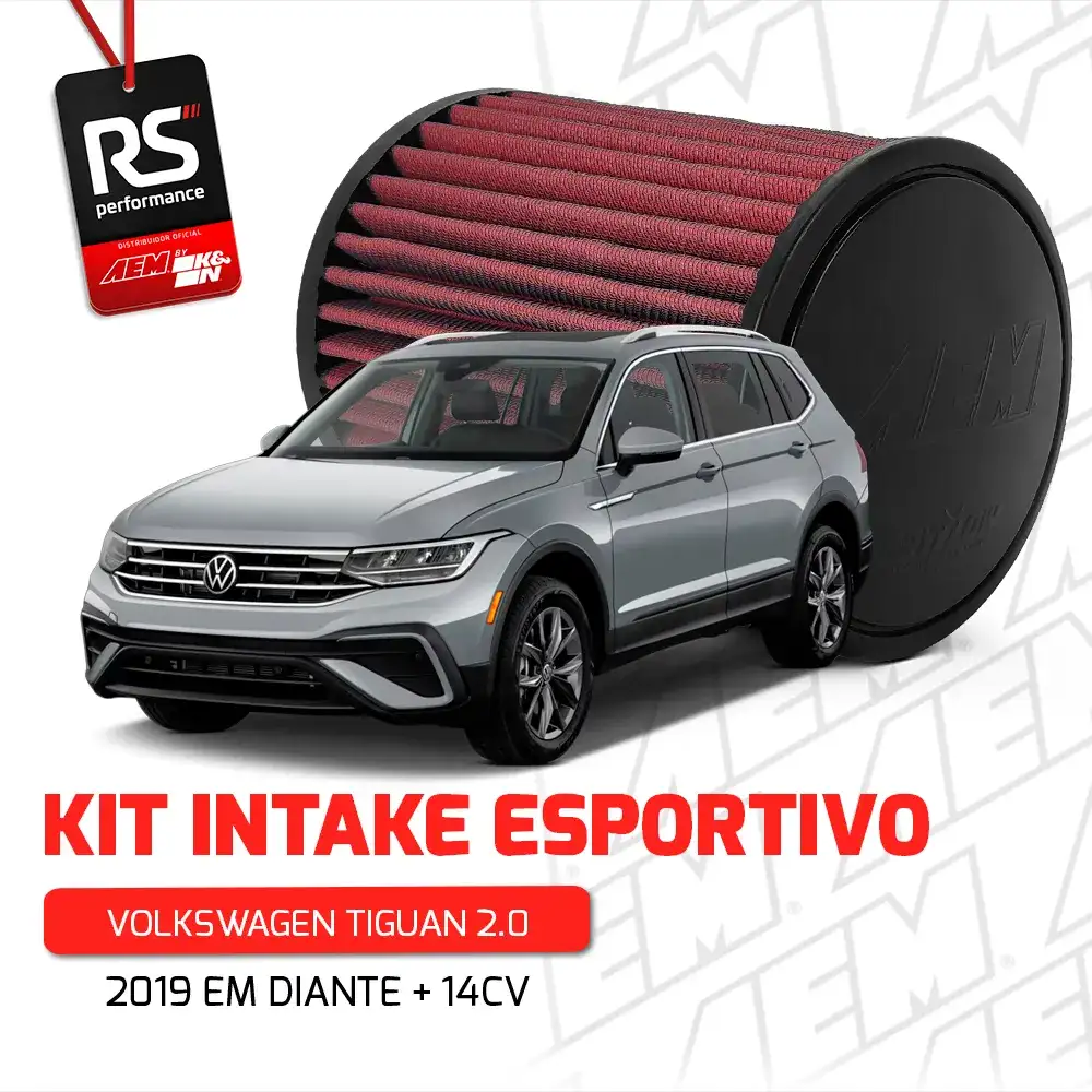 Filtro Esportivo Intake Vw Audi 2.0 +14cv 2019 Em Diante