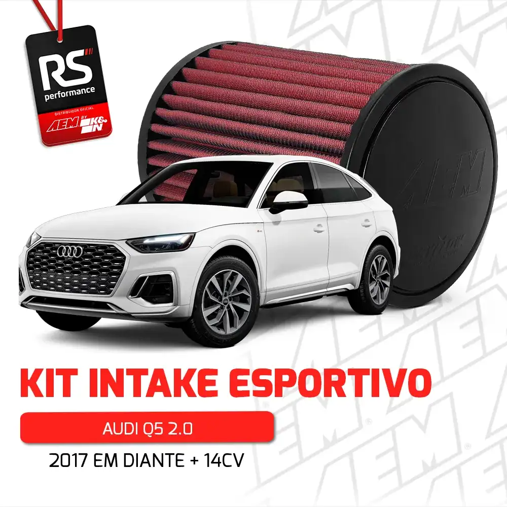 Filtro Esportivo Intake Vw Audi 2.0 +14cv 2019 Em Diante