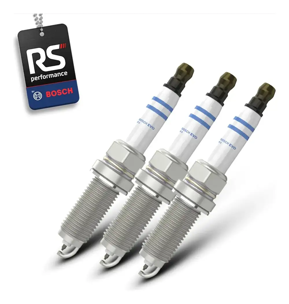 Kit 3 Velas Platina Para Audi E Volkswagen Motor 1.0 1.4 Tsi