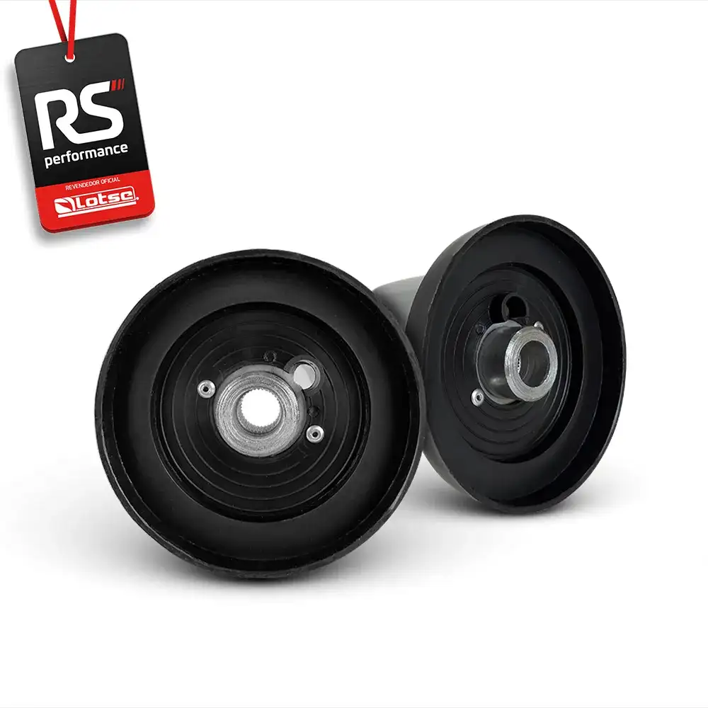 Volante Wrc Lotse Em Camurça Com Tarja + Cubo Alumínio