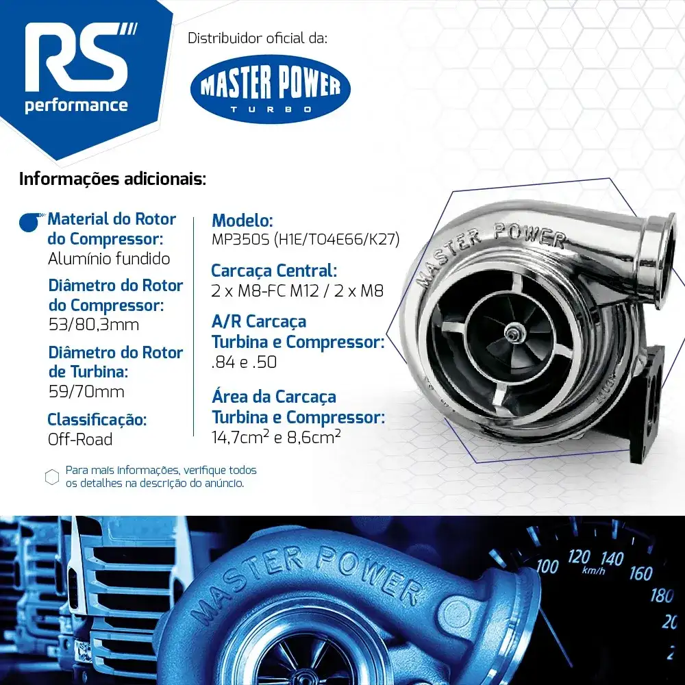 Turbina Diesel Caminhão/ônibus Para Motor Om 366la