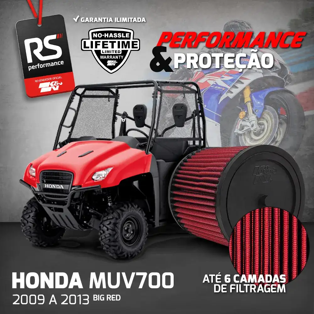 Filtro Esportivo Inbox Honda Quadriciclo Trx Rancher Foreman