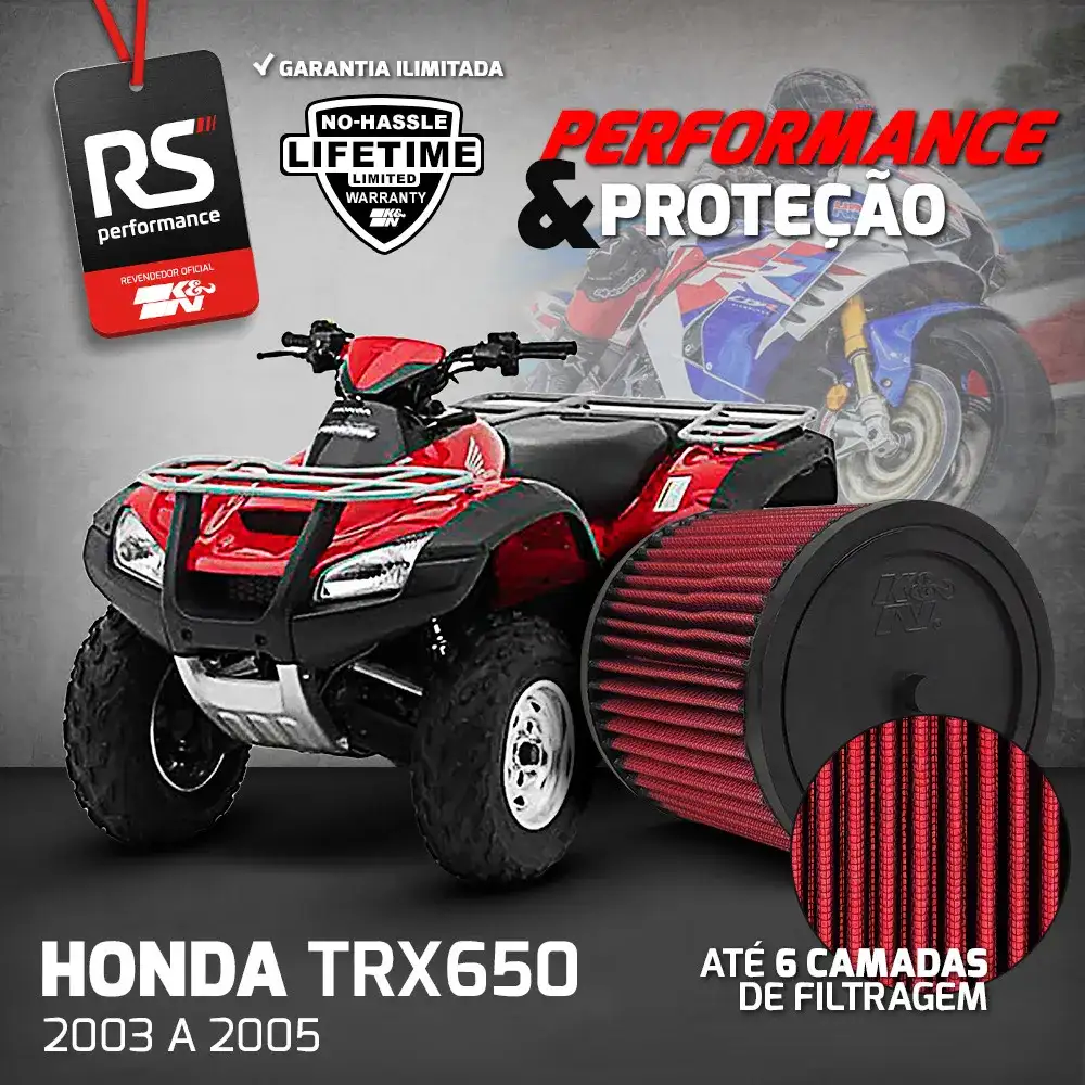 Filtro Esportivo Inbox Honda Quadriciclo Trx Rancher Foreman