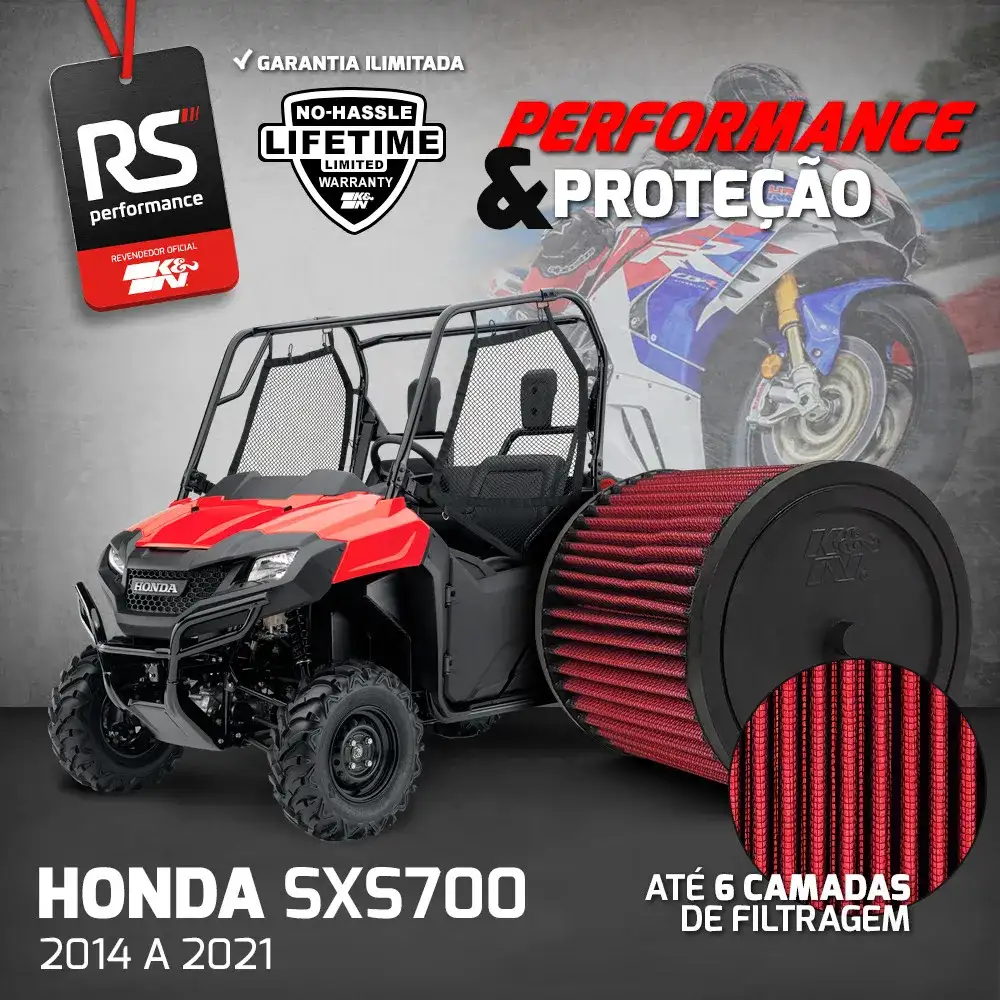 Filtro Esportivo Inbox Honda Quadriciclo Trx Rancher Foreman