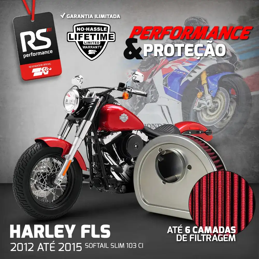 Filtro Esportivo Inbox Harley-davidson Fl Fx Series 08-2017