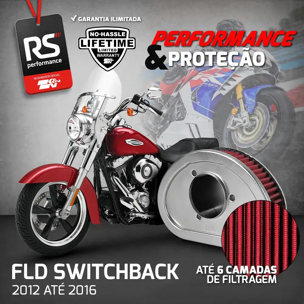 Filtro Esportivo Inbox Harley-davidson Super Glide 2008-2016