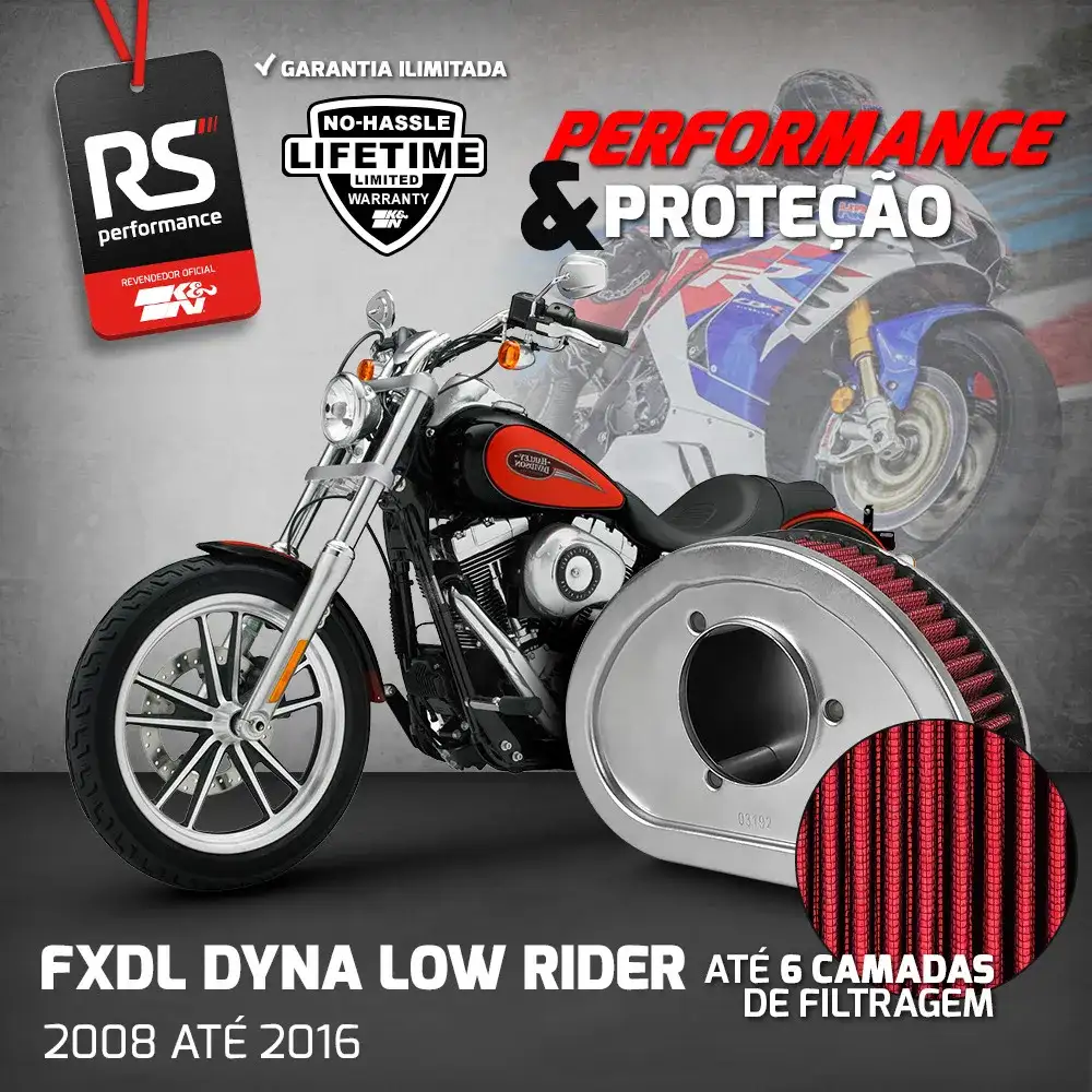 Filtro Esportivo Inbox Harley-davidson Super Glide 2008-2016