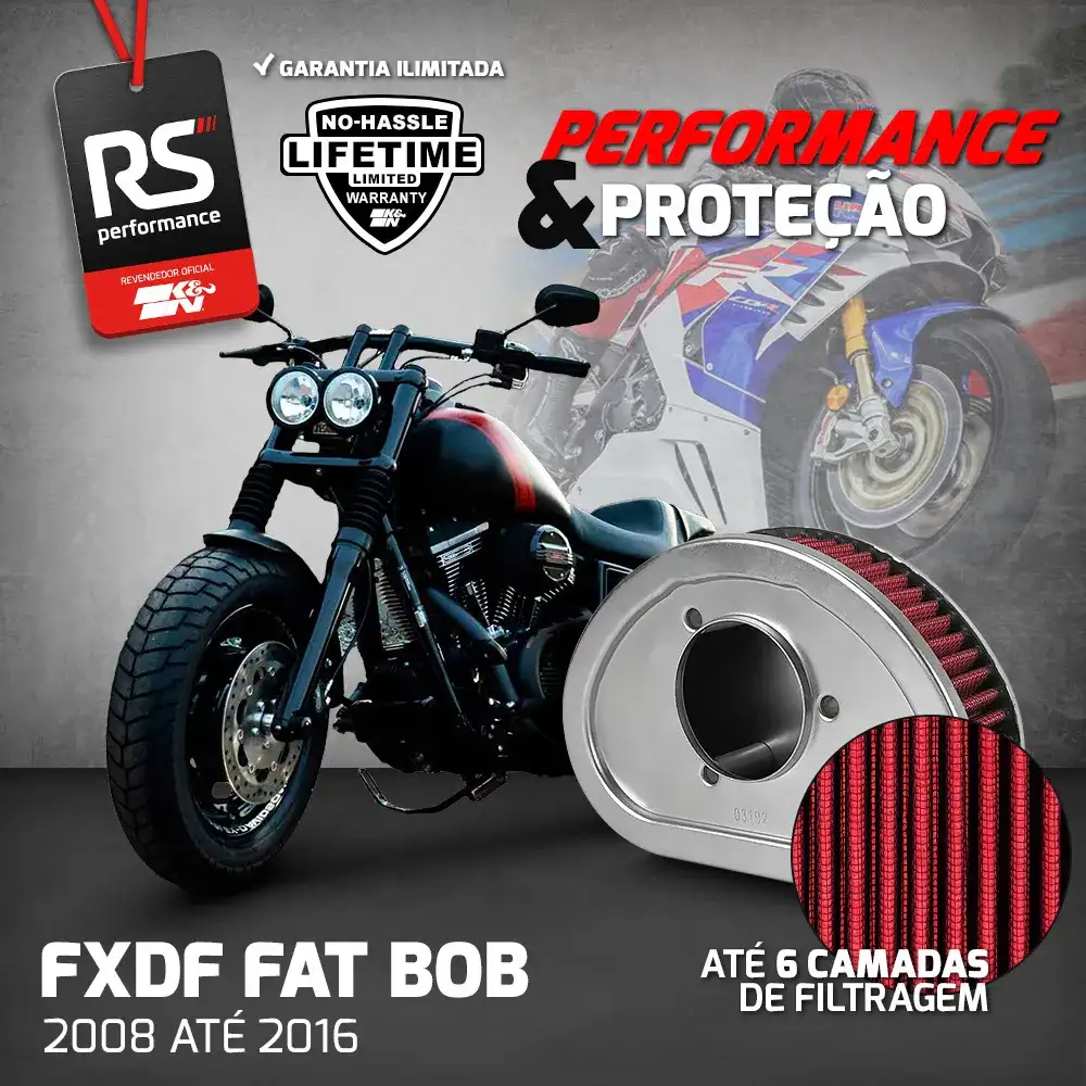 Filtro Esportivo Inbox Harley-davidson Super Glide 2008-2016