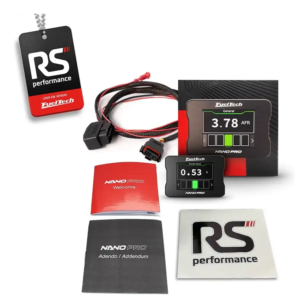 Wideband Nano Pro + Chicote Obd2 Para Carros Com Remap
