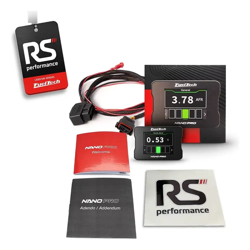 Wideband Nano Pro + Chicote Obd2 Para Carros Com Remap