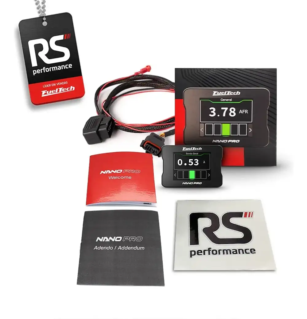 Wideband Nano Pro + Chicote Obd2 Para Carros Com Remap